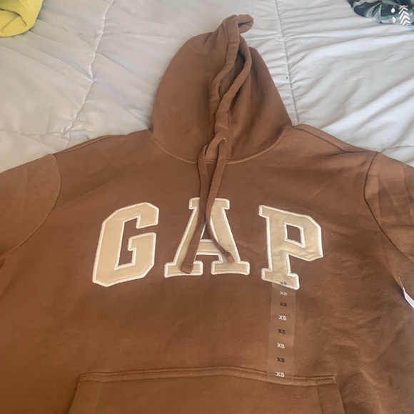XS Gap new brown hoodie - Picture 2 of 5